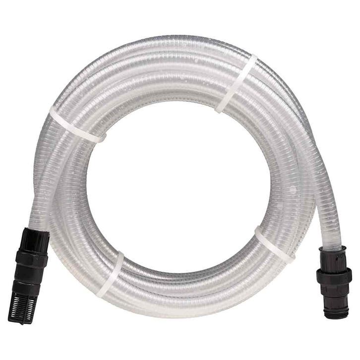 vidaXL Zuigslang met PVC koppelingen 1,1 10 m PVC, Jardin & Terrasse, Tuyaux d'arrosage, Envoi