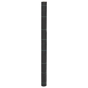 vidaXL Onkruidmembraan Zwart 1,5x100 m PP, Verzenden
