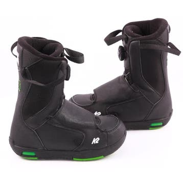 33 kinder snowboard schoenen K2 VANDAL, BOA, BLACK/green (TO, Sport en Fitness, Verzenden, Gebruikt