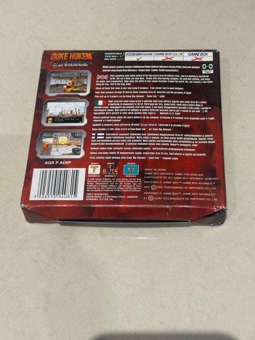 Nintendo - Gameboy Advance - Duke Nukem Advance EUR complete, Games en Spelcomputers, Spelcomputers | Overige Accessoires