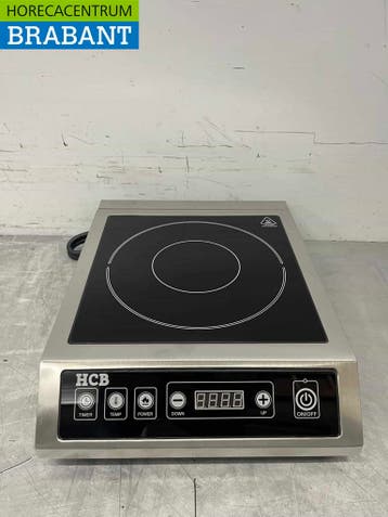 Plaque à induction en acier inoxydable 3,5 kW 230V Horeca, Verzenden