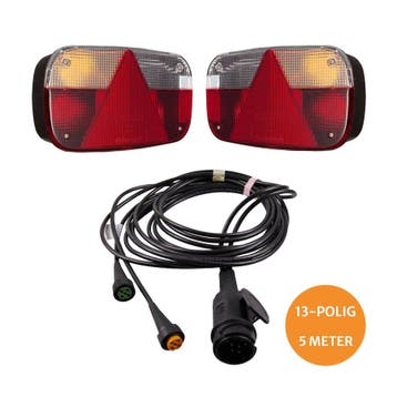 Verlichtingsset Aanhanger Aspöck Multipoint 3, 5m | 13-polig, Ophalen of Verzenden, Nieuw