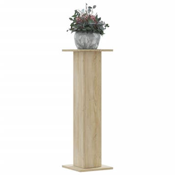 vidaXL Plantenstandaards 2 st 30x30x95 cm bewerkt hout, Verzenden, Nieuw