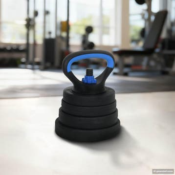 vidaXL 4-in-1 Dumbbell Barbell Kettlebell Set 30 kg Zwart en, Verzenden