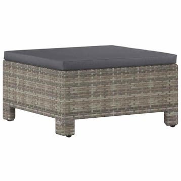 Rattan Voetenbank | Tweede kansje | OP = OP, Huis en Inrichting, Verzenden, Zo goed als nieuw, Stof, 50 tot 75 cm