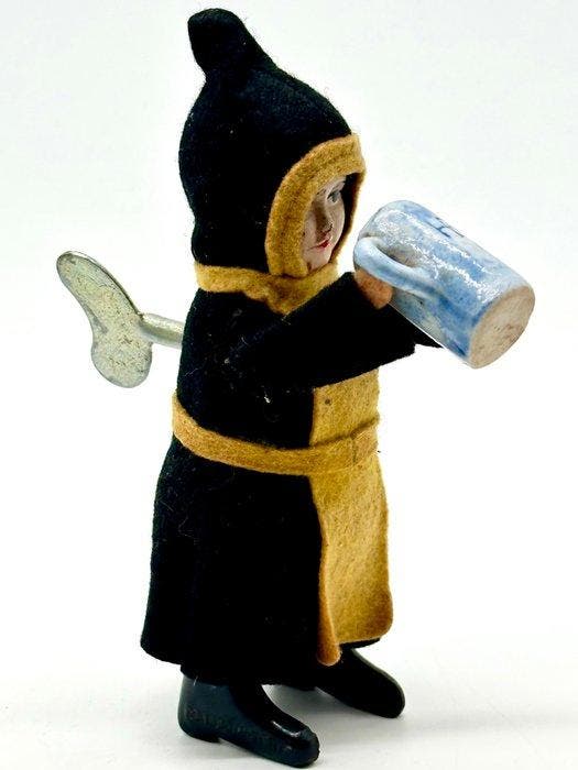 Schuco - Blikken speelgoed - No Reserve - Dancing Monk With, Antiquités & Art, Antiquités | Jouets