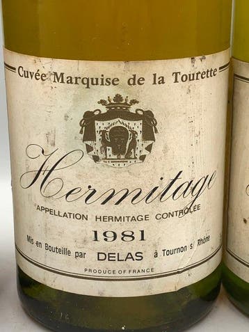 1981 Delas Hermitage Cuvée Marquise de la Tourette -