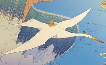 Moebius - 1 Offset Print - Le vol sur les cascades, Nieuw