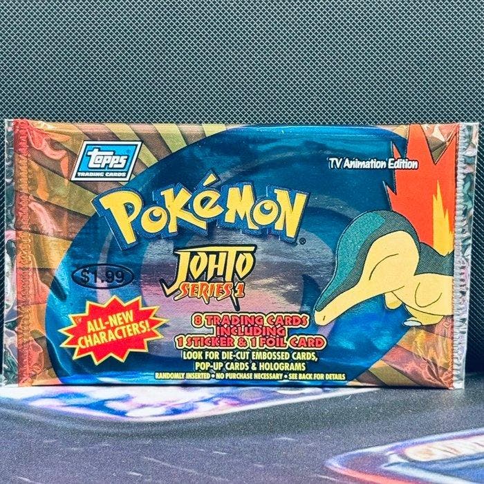 Pokémon Booster pack - Topps JOHTO Trading Cards Series 1, Hobby en Vrije tijd, Verzamelkaartspellen | Pokémon