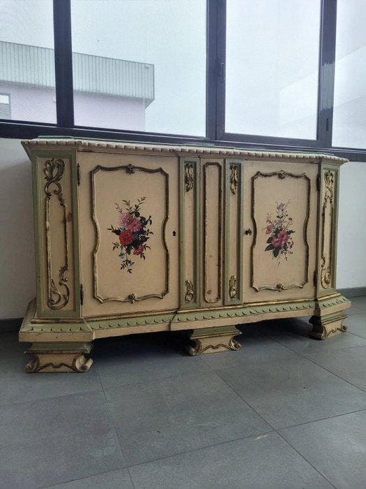 Dressoir - Hout - zoals Venetiaanse stijl, Antiek en Kunst, Antiek | Overige Antiek