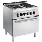 Fornuis + Oven | MAXIMA 700+ | Elektrisch | 4 Kookpunten, Verzenden, Nieuw in verpakking