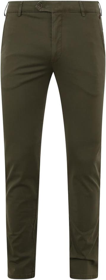 Meyer Chino Bonn Donkergroen maat 28 Heren, Kleding | Heren, Broeken en Pantalons, Verzenden, Nieuw, Meyer