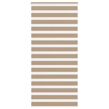 vidaXL Zebra Blind 105x200 cm stofbreedte 100,9 cm polyester, Verzenden