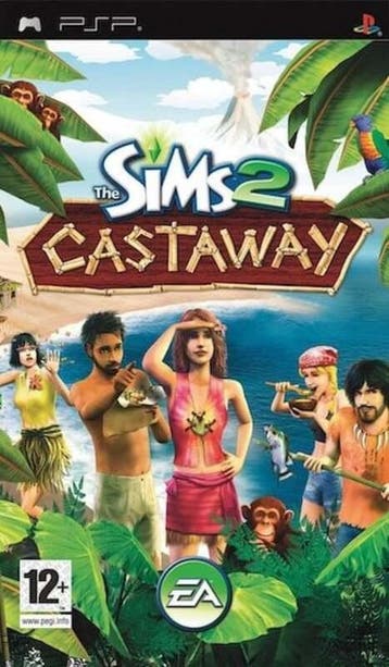 De Sims 2 op een Onbewoond Eiland (Buitenlands Doosje), Games en Spelcomputers, Ophalen of Verzenden, Zo goed als nieuw