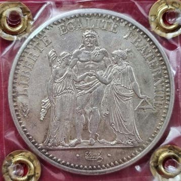 Frankrijk. Ve République. 10 Francs 1965 (Zonder