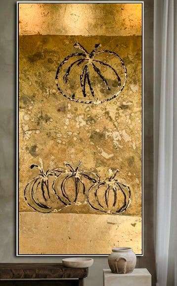 Fran Gonzalez (1959) - Gold Pumpkins (XXL)