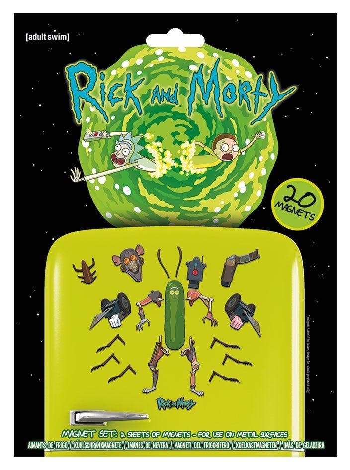 Rick and Morty Weaponize the Pickle Magneten Set, Collections, Cinéma & Télévision, Enlèvement ou Envoi