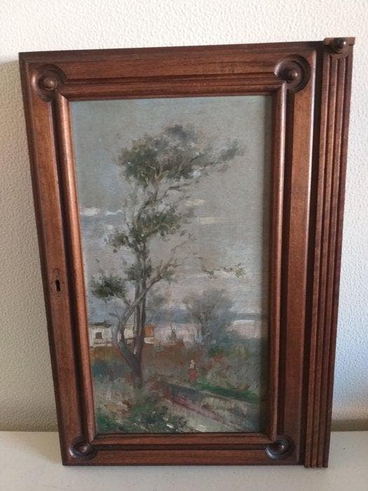 Decoratief ornament - Landschap - Europa -, Antiek en Kunst, Curiosa en Brocante