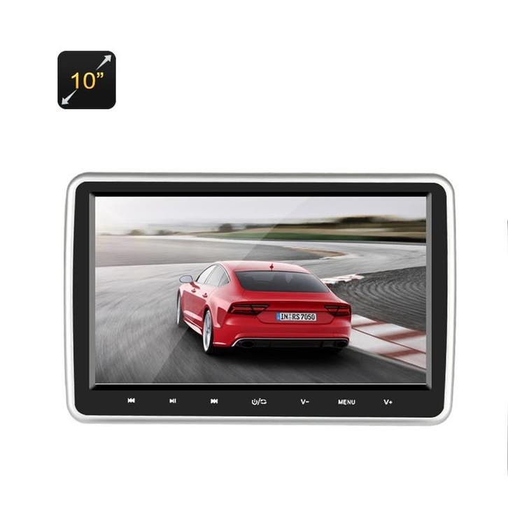 10.1 Inch Hoofdsteun DVD, Auto diversen, Auto-accessoires, Nieuw, Verzenden