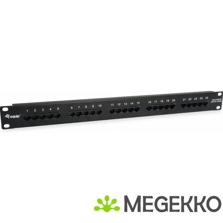 Equip 125298 patch paneel 1U, Computers en Software, Netwerk switches, Nieuw, Verzenden