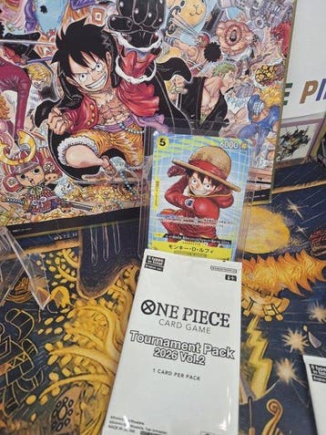Bandai Card - One Piece - Monkey D. Luffy 6x McDonalds Promo
