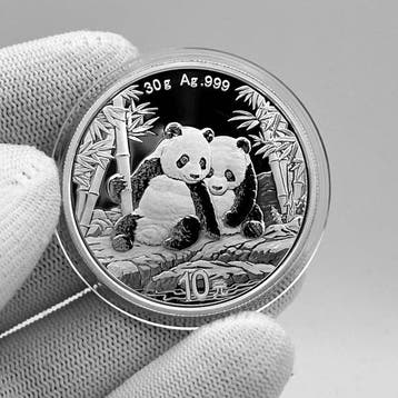 Chine. 10 Yuan 2026 – Panda – 30 g Silver coin – Ag .999 –
