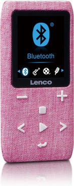 MP3/MP4 Speler met Bluetooth - Inc. 8GB SD - Roze - Lenco XE, Verzenden, Nieuw