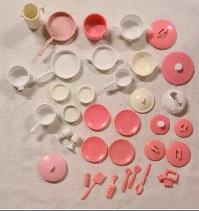 Mattel - Barbiepop Set mobili accessori casa Barbie, Antiek en Kunst, Antiek | Speelgoed