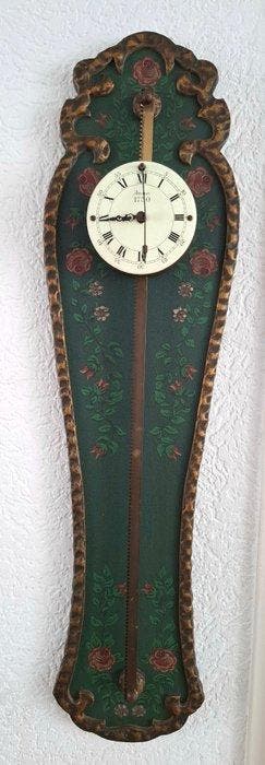 Wandklok - Anno 1750 Sägeuhr - Hout, Metaal - 1960-1970 -