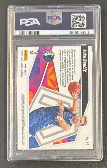 2019 Panini Mosaic Luka Doncic Give and Go - Green Mosaic, Nieuw