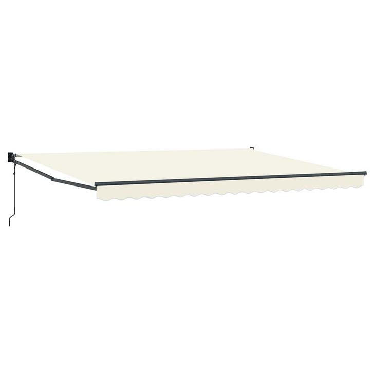 vidaXL Elektrisch Uitschuifbare Zonneluifel Crème 4 x 2 m, Tuin en Terras, Zonneschermen, Nieuw, Verzenden