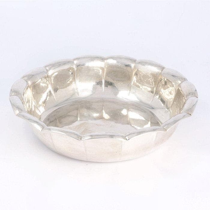 Jacob Grimminger - Plateau - Argent 835, Antiquités & Art, Antiquités | Argent & Or