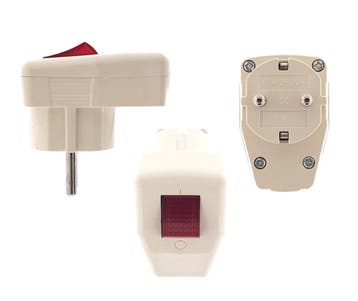 Losse wandstekker voor zelfmontage (230V, 16A, kleur: creme, Verzenden