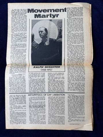 Gay Sunshine - 1972