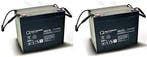 Accuset voor buitenscootmobielen (Set van 2 accus 12V 77AH), Diversen, Brommobielen en Scootmobielen, Overige merken, Nieuw, Ophalen of Verzenden