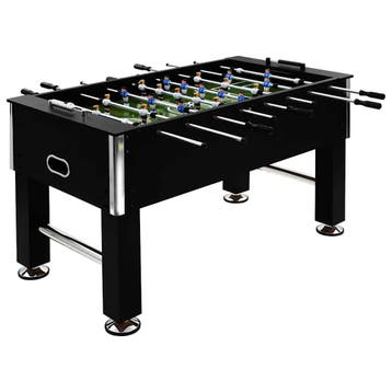 vidaXL Voetbaltafel 60 kg 140x74,5x87,5 cm staal zwart, Verzenden, Nieuw