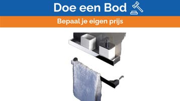 Bieden: Gessi Ispa 41700-031 chrome towel holder, Doe-het-zelf en Bouw, Sanitair, Ophalen of Verzenden, Nieuw