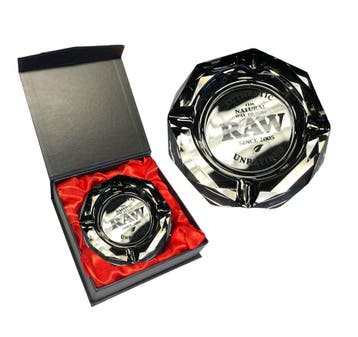 Raw Darkside Glass Ashtray, Verzamelen, Verzenden, Nieuw
