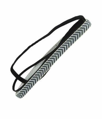 Haarband Sport 1cm – Elastiek - Anti-slip – Zwart Wit - Set, Nieuw