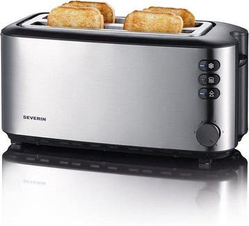 Severin AT 2509 Broodrooster – Lange Sleuf – 4 Sneetjes – RV, Verzenden