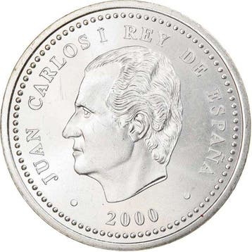 Spanje. Juan Carlos I. 2000 Pesetas 2000 Real Casa de la, Postzegels en Munten