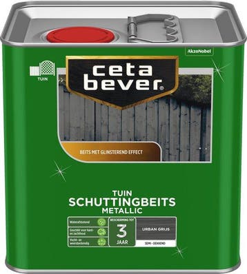 Cetabever Schuttingbeits Metallic- Urban Grijs Urban Grijs, Bricolage & Construction, Peinture, Vernis & Laque, Verzenden