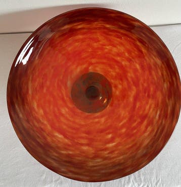 Verreries Schneider - Charles Schneider - Centre de table -, Antiek en Kunst