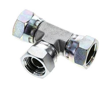 Raccord en T G1/2 Femelle Acier Hydraulique 300bar, Verzenden, Nieuw