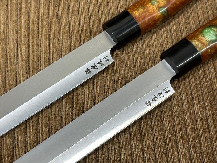 Keukenmes - Burja - Met de hand afgewerkte Japanse, Antiek en Kunst, Antiek | Keukengerei