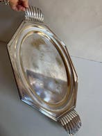 Collet Noël, Orfèvre Français - Plateau - Plaqué(e) argent,, Antiquités & Art