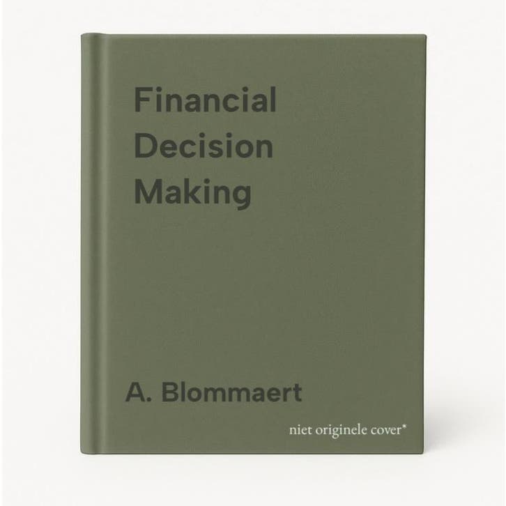 Financial Decision Making 9780133182620 A. Blommaert, Livres, Langue | Anglais, Envoi