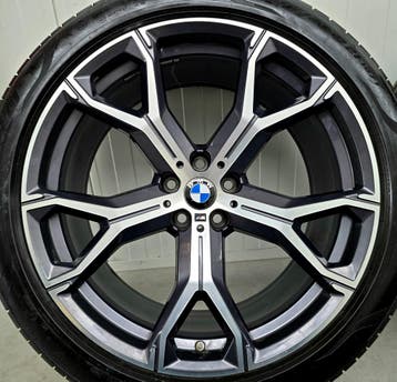 BMW X5 X6 G05 G06 741M 21 inch velgen zomerbanden breedset, Auto-onderdelen, Verzenden, Nieuw, Personenwagen, Banden en Velgen