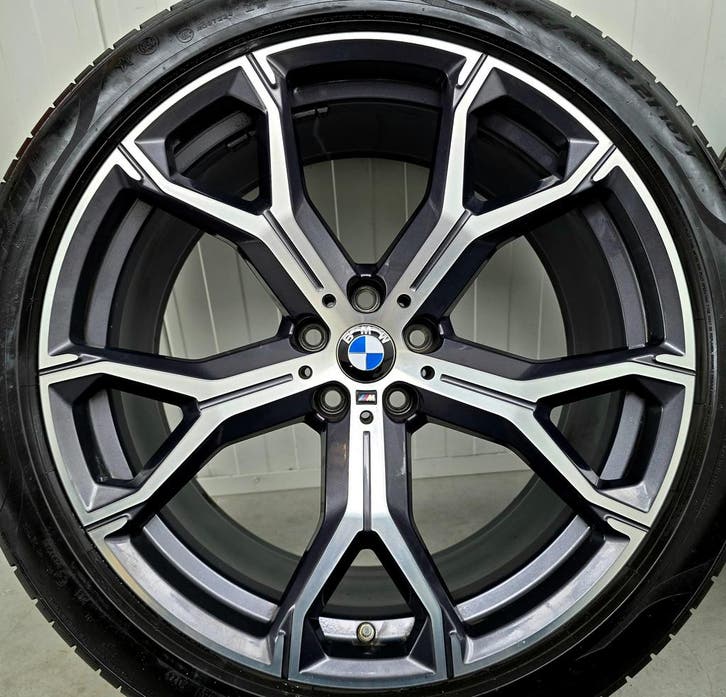 BMW X5 X6 G05 G06 741M 21 inch velgen zomerbanden breedset, Auto-onderdelen, Banden en Velgen, Personenwagen, Nieuw, 3 maanden garantie