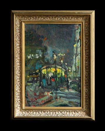 Raphaël Dubois (1888–1960) - Le tram de nuit, Antiek en Kunst